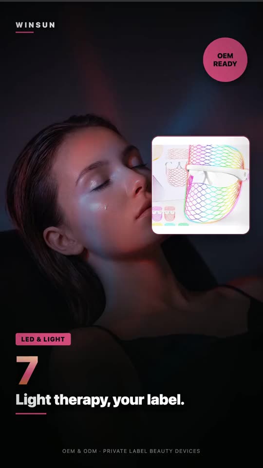 LED Light Therapy — 7 Models — WinSUN Beauty Devices video