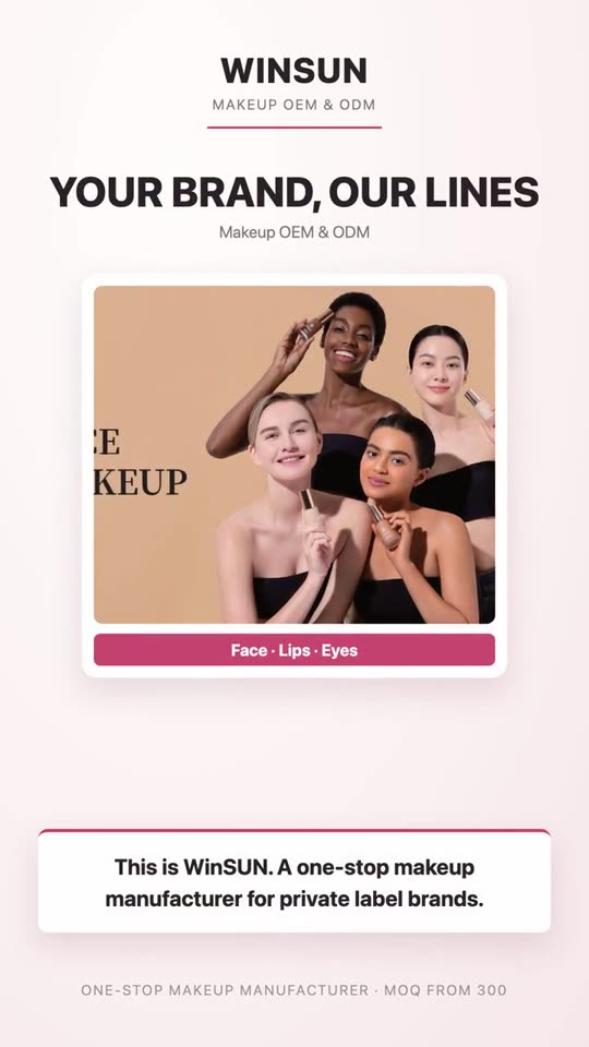 One-Stop Makeup OEM — WinSUN Colour Cosmetics video