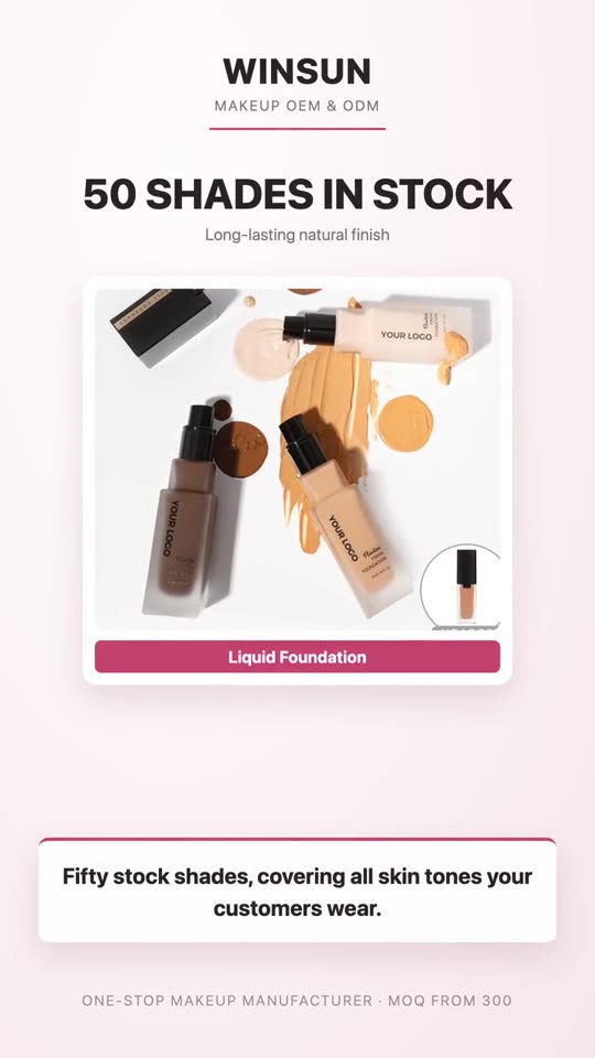 Liquid Foundation Line — WinSUN Colour Cosmetics video