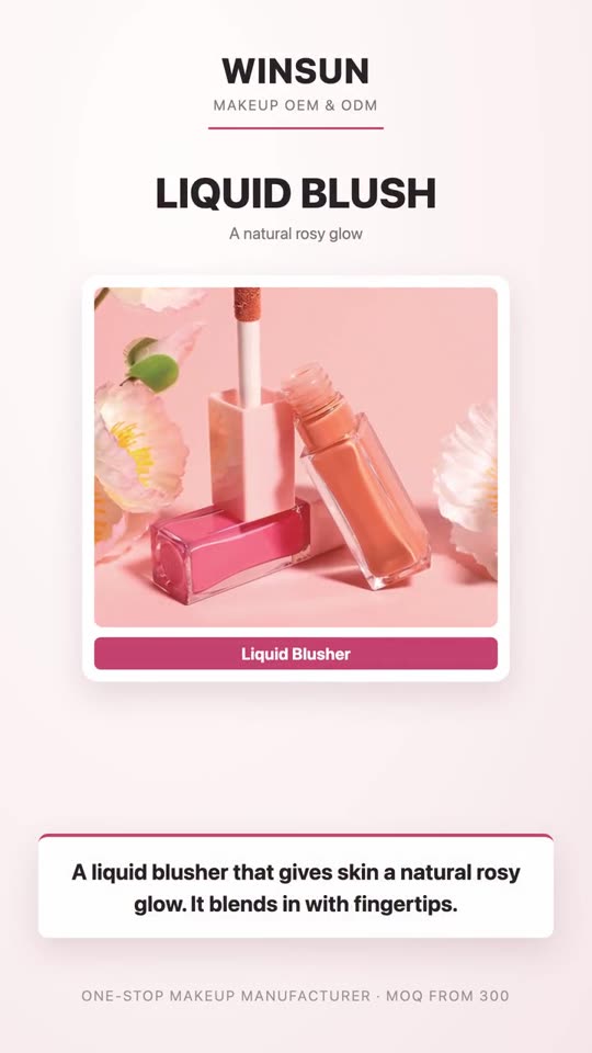 Liquid Blush Collection — WinSUN Colour Cosmetics video