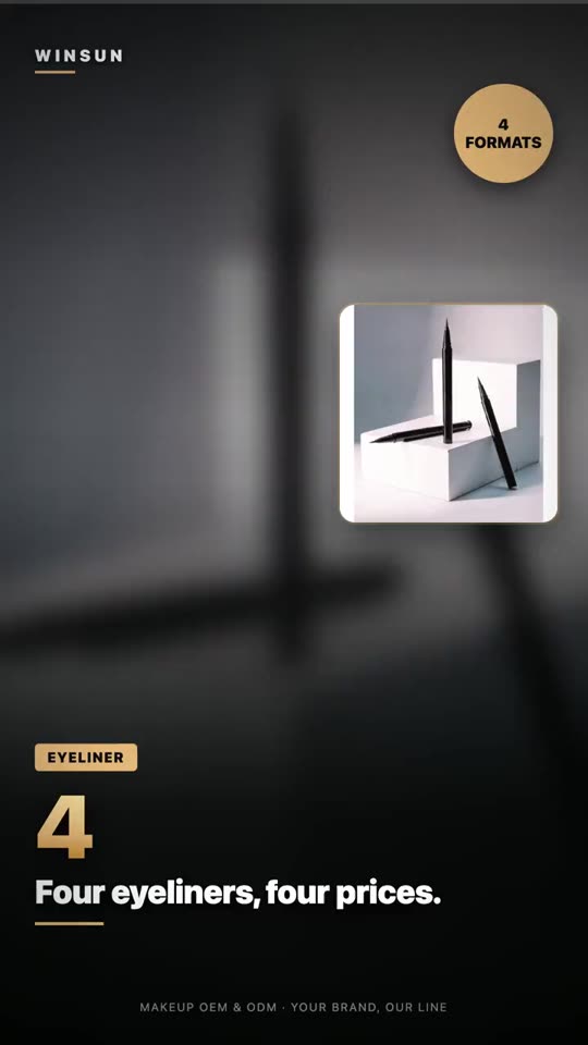 Eyeliner — 4 Formats — WinSUN Colour Cosmetics video