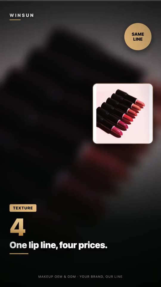 Lipstick Textures — WinSUN Colour Cosmetics video
