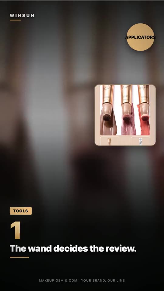 Wands, Tips & Applicators — WinSUN Colour Cosmetics video
